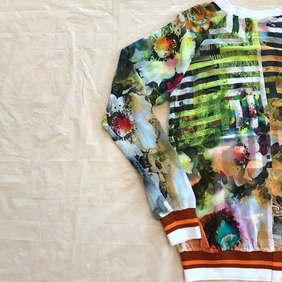 CLOVER CANYON Floral Maze Chiffon Top - Picture 11 of 14